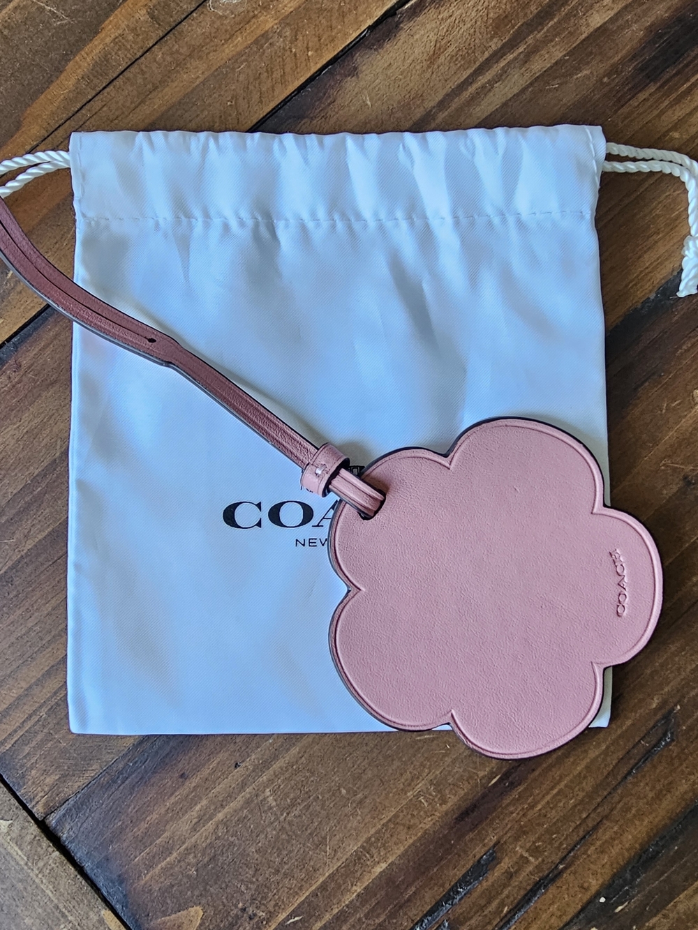 Coach Tea Rose Bag Charm - Picture 3 of 3